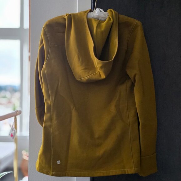 Athleta Altitude Polartec Half Zip Fleece Hoodie Size Medium - Picture 3 of 3